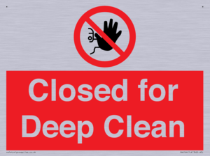 Closed for Deep Clean